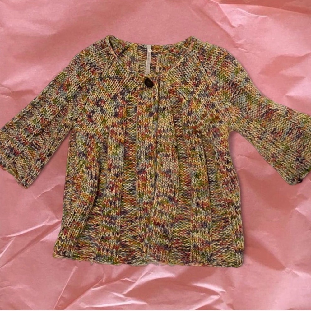 Multicolor Knit Cardigan